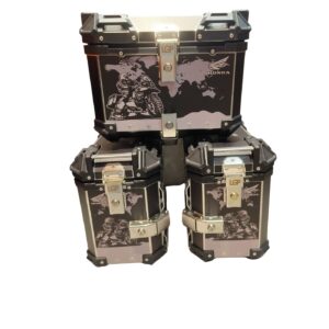 Honda Aluminium Pannier and Top Box Set | 45L + 38L + 38L