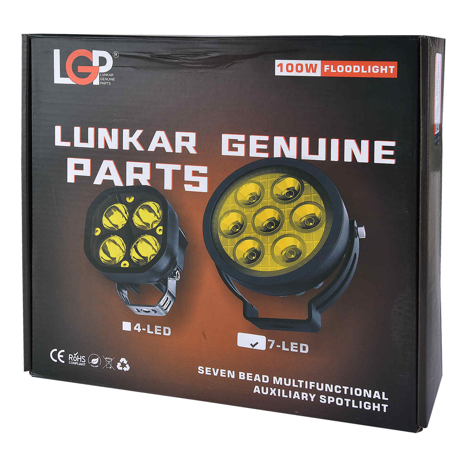 LGP DK70 High-Power Motorcycle Spotlight, 140W 20000LM LED - Image 6