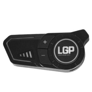 LGP F20 Pro Helmet Bluetooth Headset for Bike Riders, Bluetooth 6.1, Two-Person Intercom, Music Sharing, 1000mAh Battery, RGB Lights