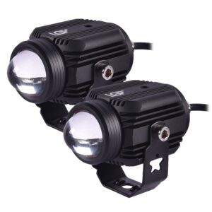 LGP FOG LAMP DK16 WITH WIRELESS HARNESS SWITCH AND CLAMPS FOR ALL BIKES