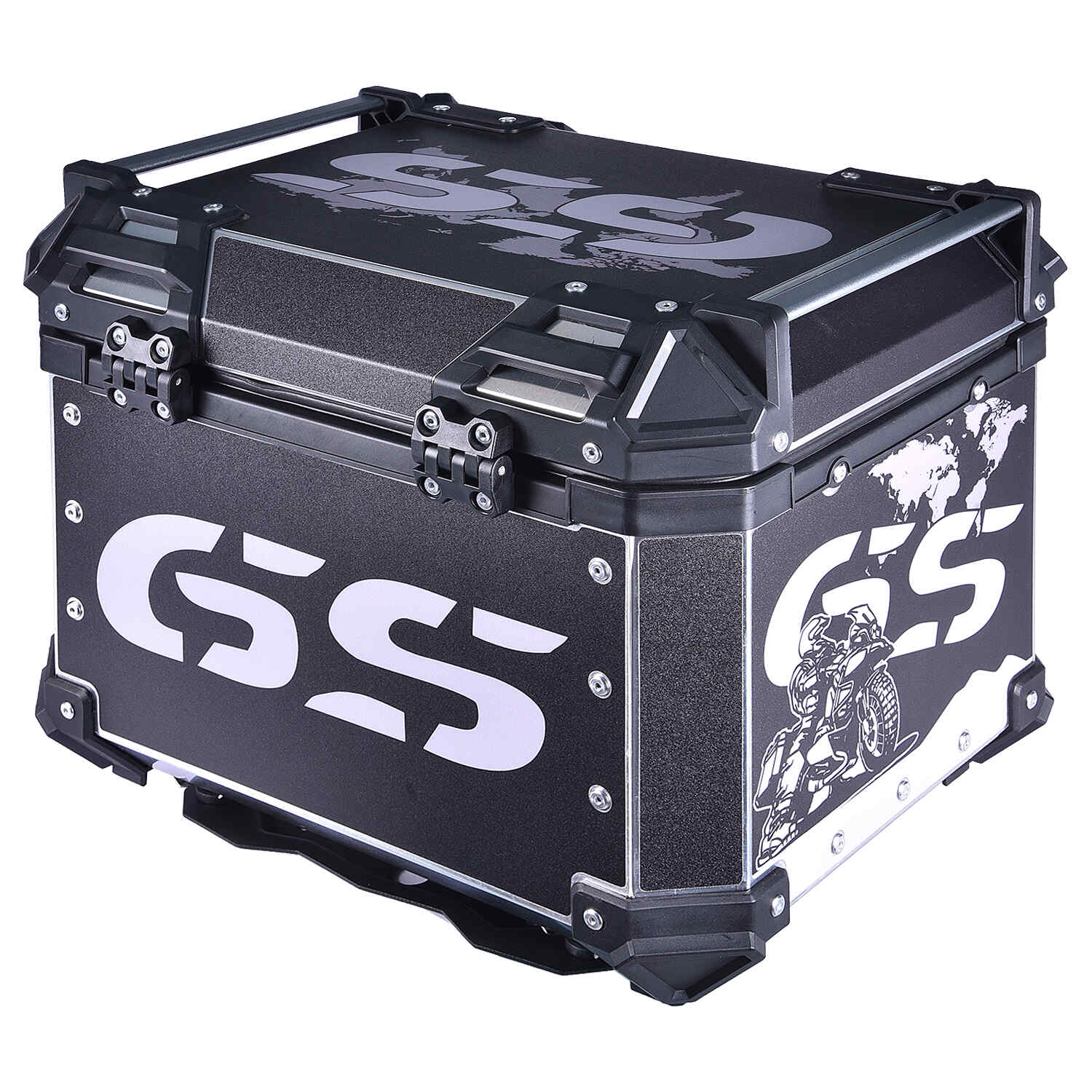 LGP TOP BOX 45L BLACK GS WITH BACKREST - Image 3